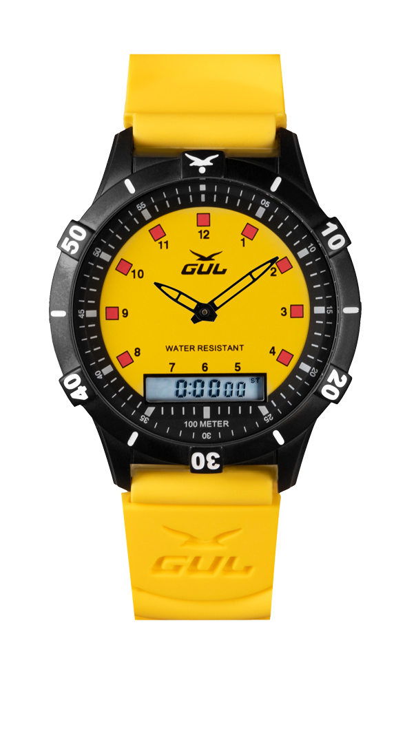 Gul No.1 Ana-Digi IPB Breaker Yellow, Gult Silikon band