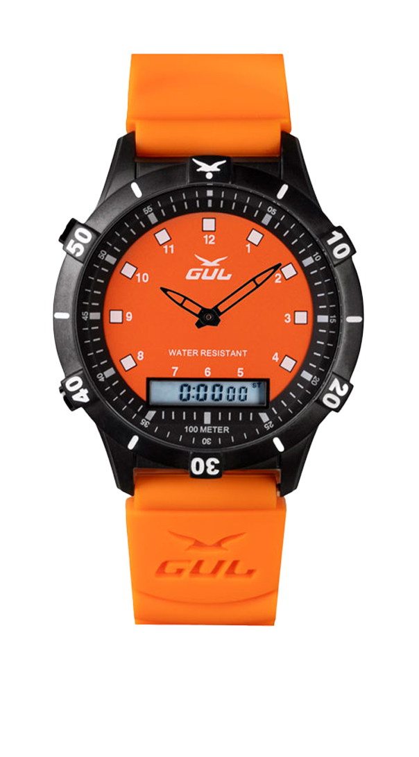 No.1 Anadigi black case IPB with Orange dail