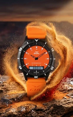 Alternative view of Gul No.1 Ana-Digi IPB Active Orange, Orange Silikon
