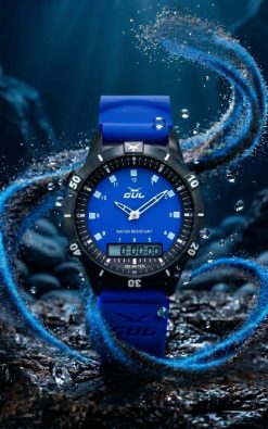 Gul No.1 Ana-Digi IPB Deep Sea Blue, Blue Silikon - Bild 2