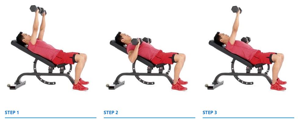 Seated decline shop press