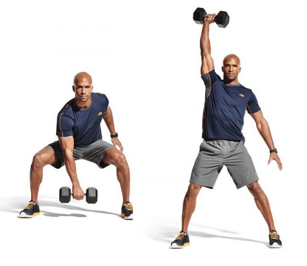 Arm workouts discount with one weight