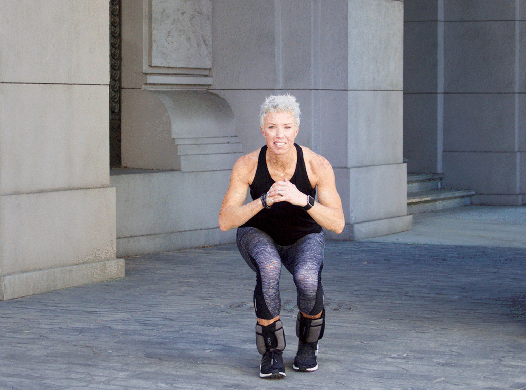 A Full Home Booty Workout With Ankle Weights To Really Strengthen