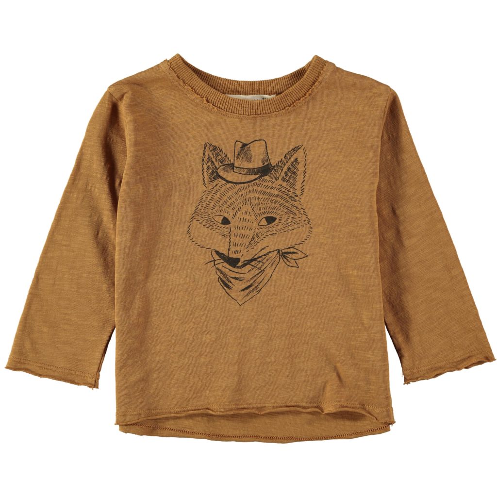 DEAR MINI | T-Shirt Fox Ocher