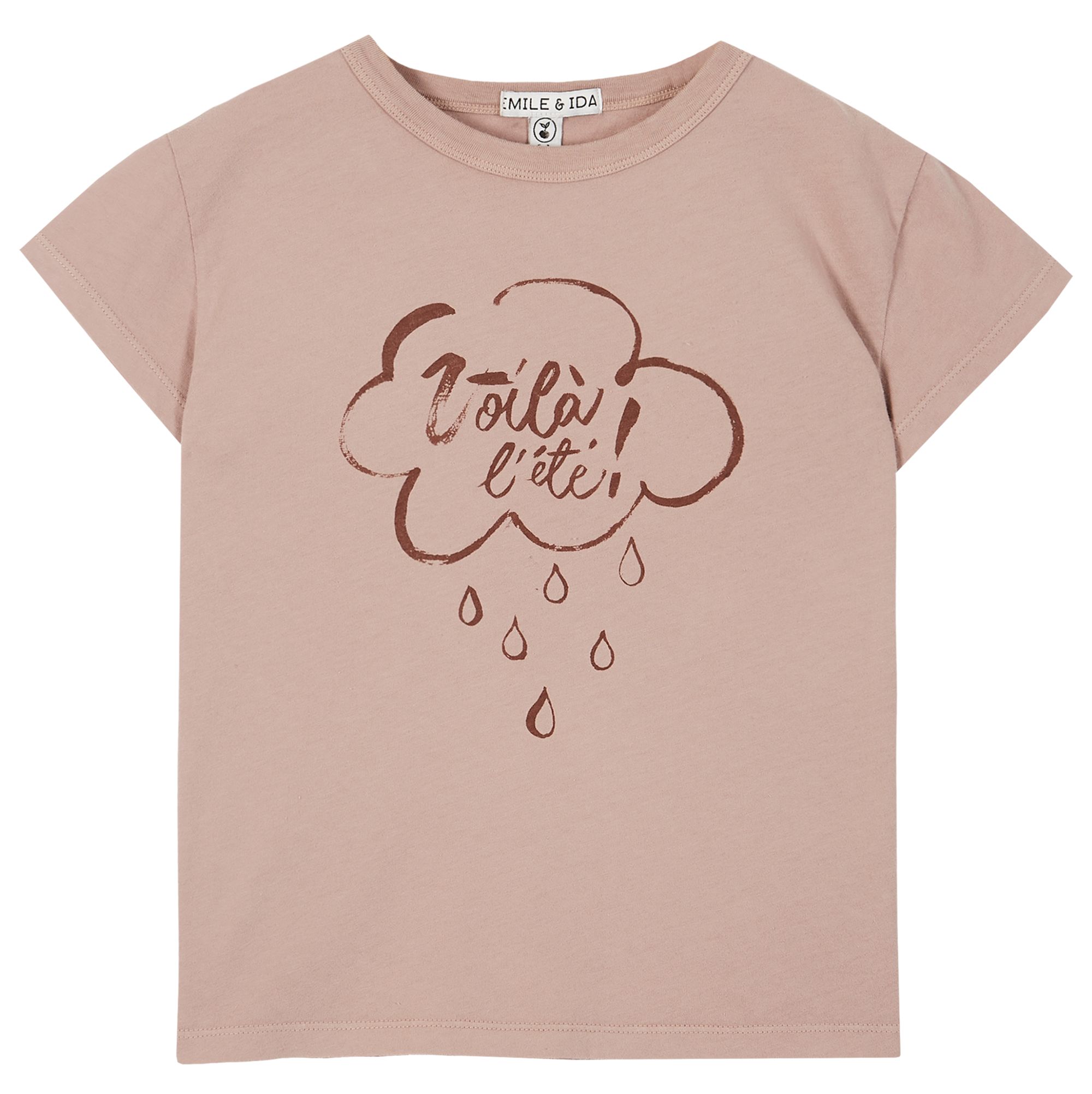EMILE & IDA | Mauve – T-Shirt Voilà C’est L’été