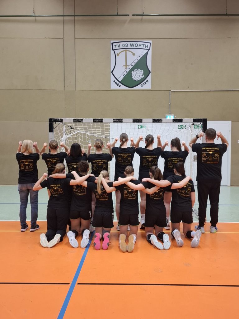 Unsere wB nach ihrem letzten Spiel gegen Dudenhofen Schifferstadt