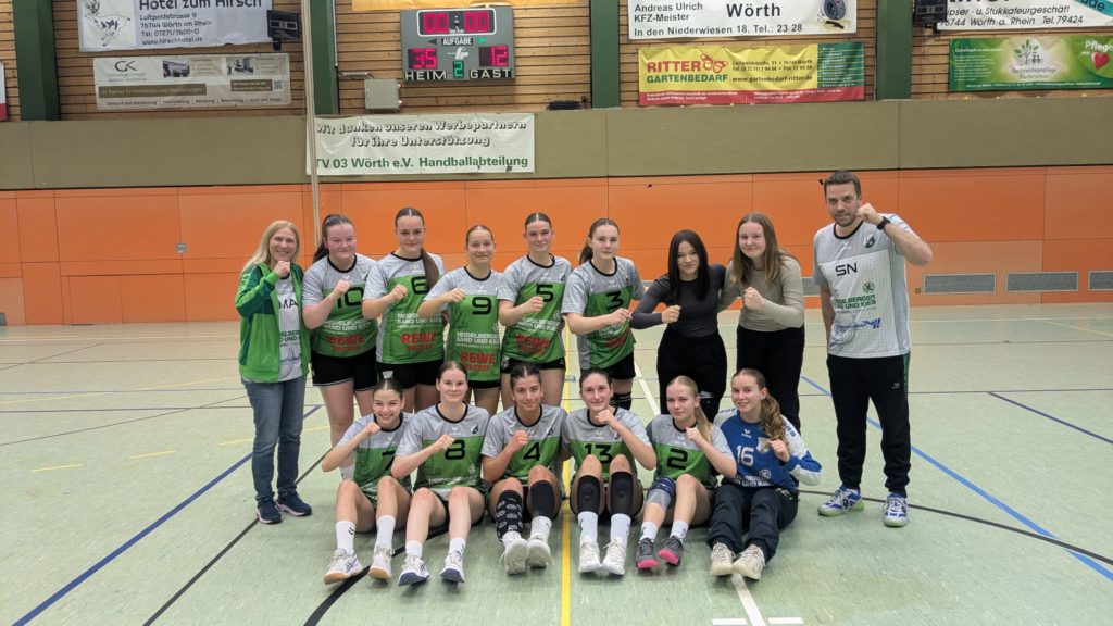 Unsere wB nach ihrem letzten Spiel gegen Dudenhofen Schifferstadt