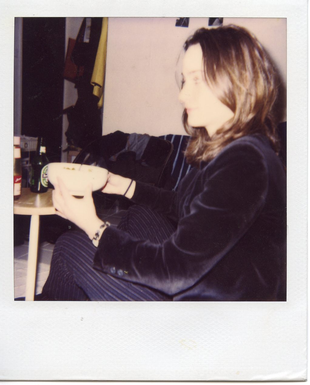 Cecilia at a house party, Paris.