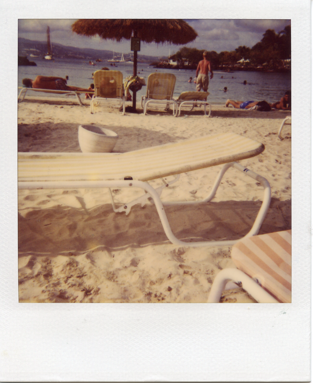 Beach on holiday.