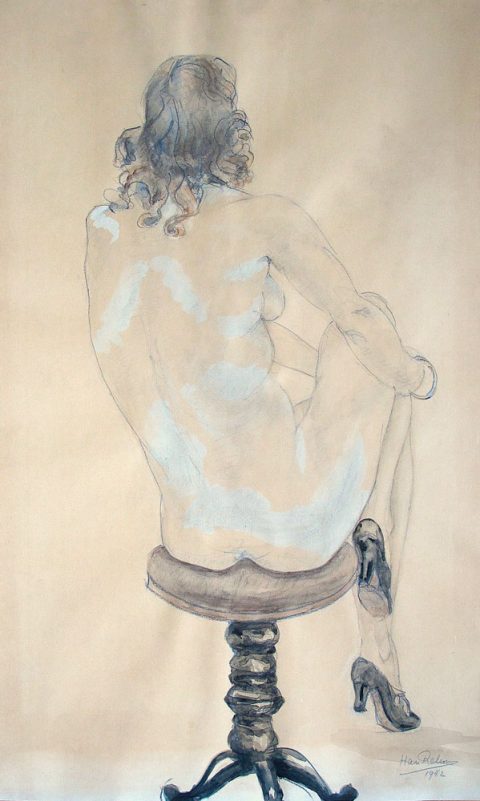 1949, aquarel, 30 – 40 cm