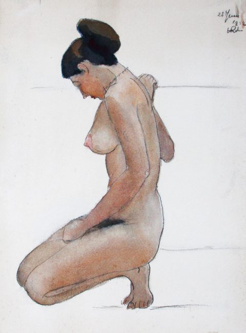 1952, aquarel, 22 -33 cm