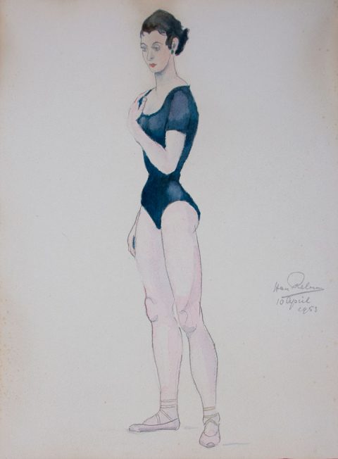 1953, aquarel, 22 – 33 cm