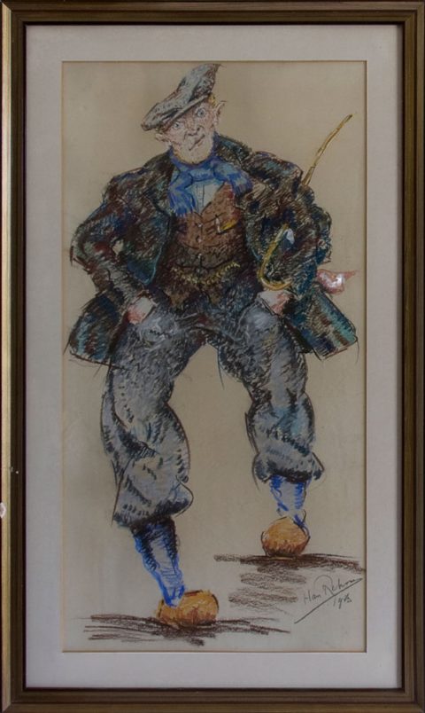 Boer, pastel, 1943, 70 – 35 cm