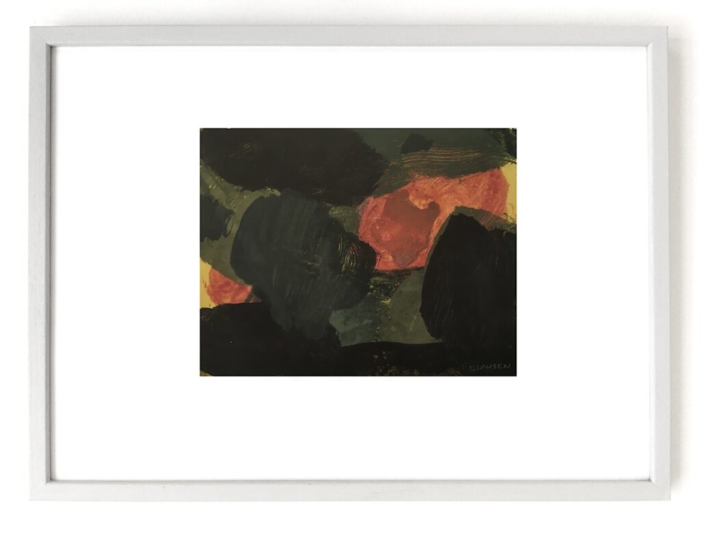 gouache hans clausen dansk maleri nordic painting schleswig künstler malerei sydslesvig grænseland