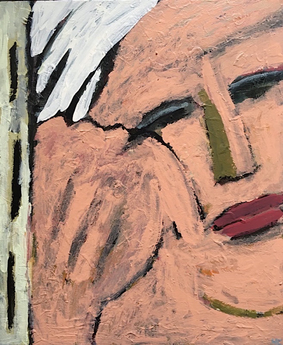 portrait kopf hoved maleri contemporary nordic art denmark dansk kunst hans clausen slesvig schleswig