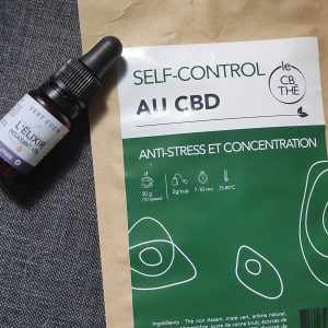 captain CBD elixir relaxant thé anti-stress concentration