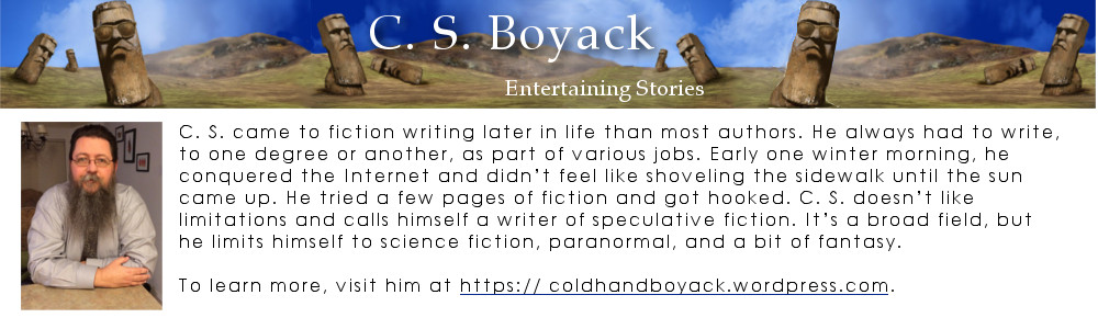 C S Boyack author bio box