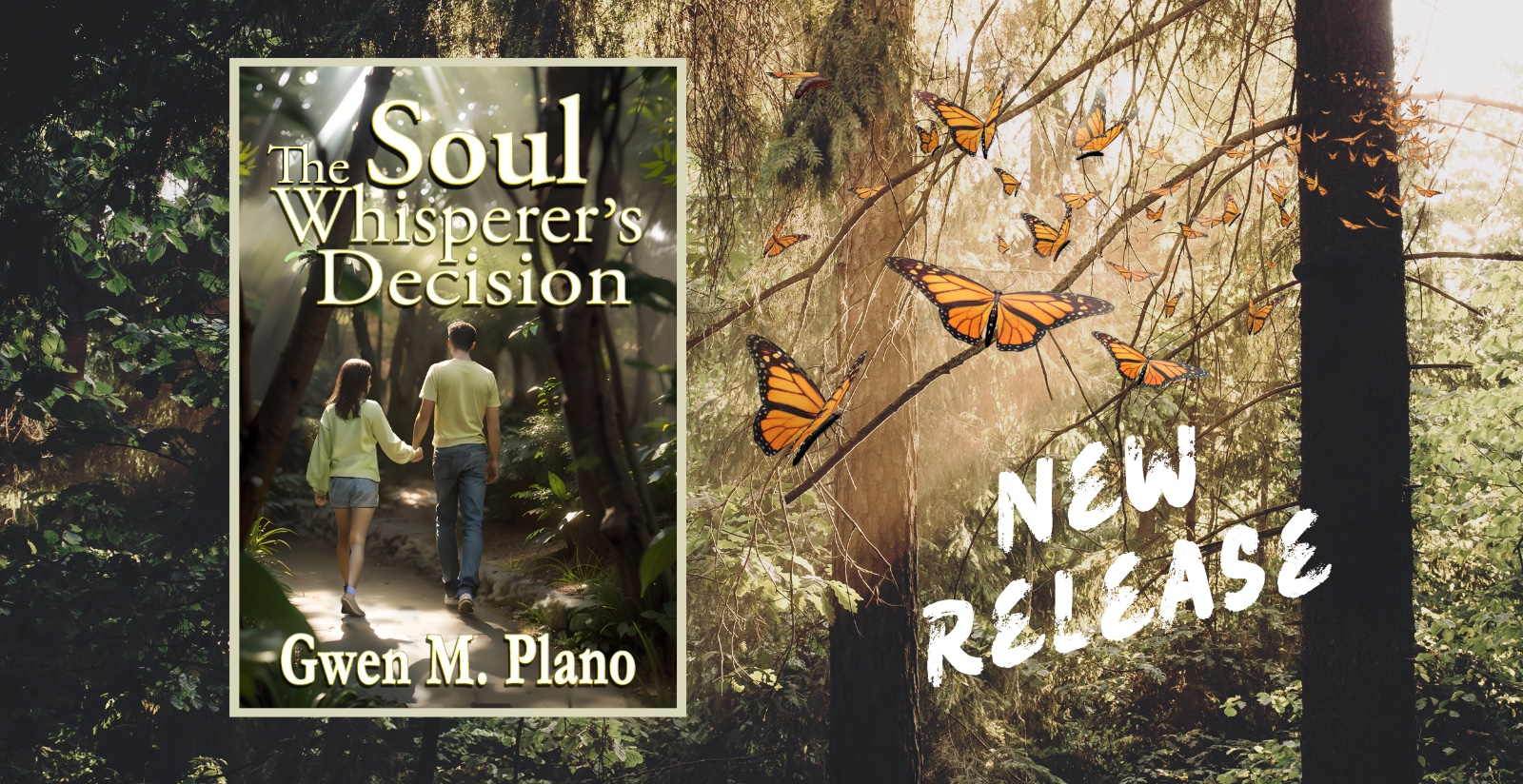 Banner for new release from G M Plano: The Soul Whisperer's Decision