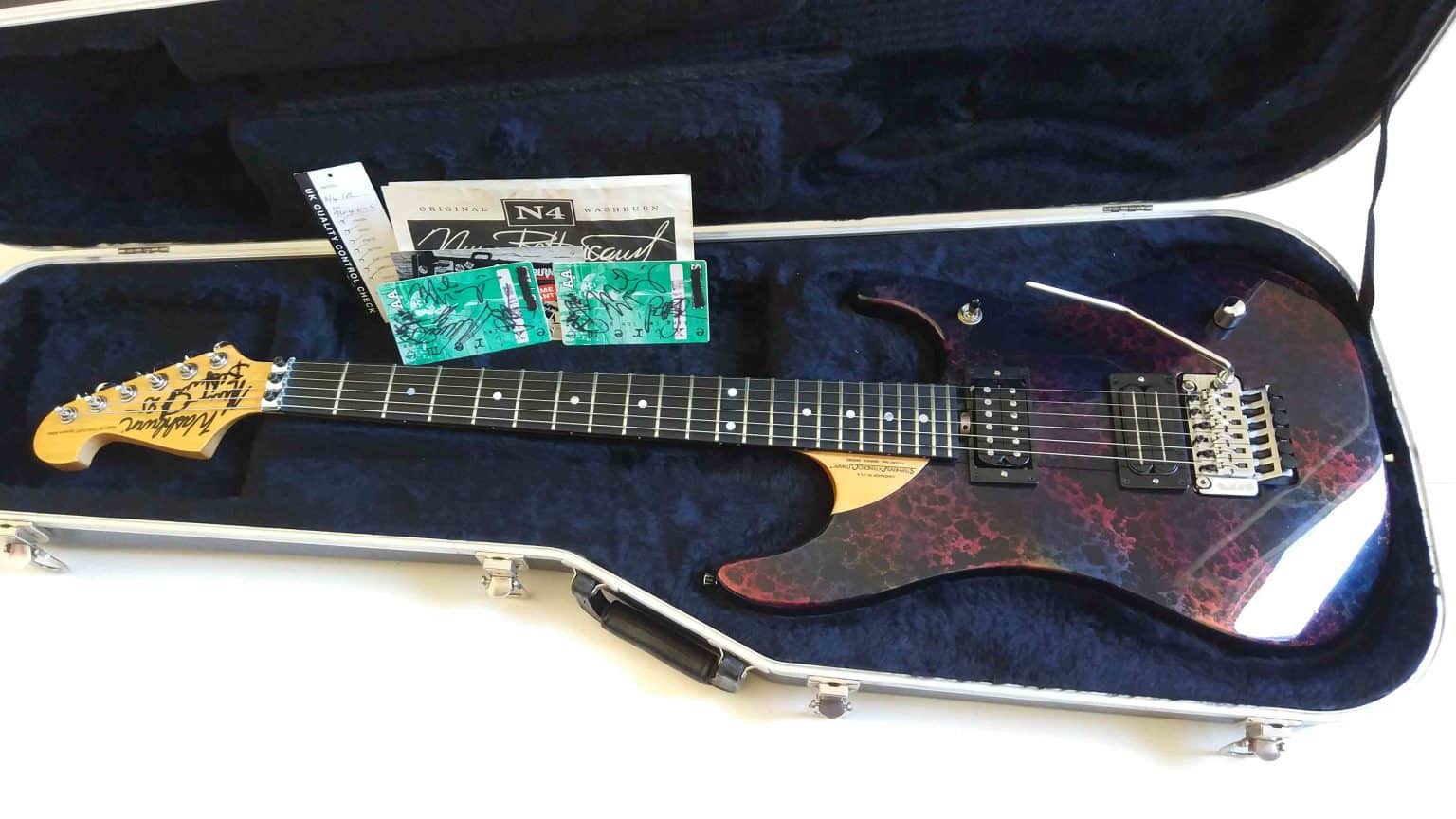 WASHBURN N4 IRIDESCENT CUSTOM SHOP USA Harry Guitars