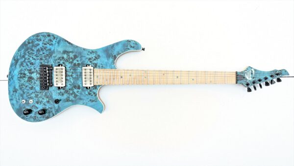 Overload Custom Guitars Rea6 Trans Black Overload Custom Guitars