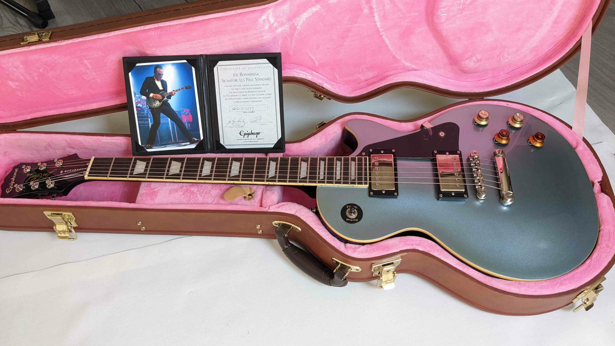 Epiphone Joe Bonamassa Pelham Blue 限定 Epiphone Limited Edition Joe Bonamassa Les Paul Pelham Blue