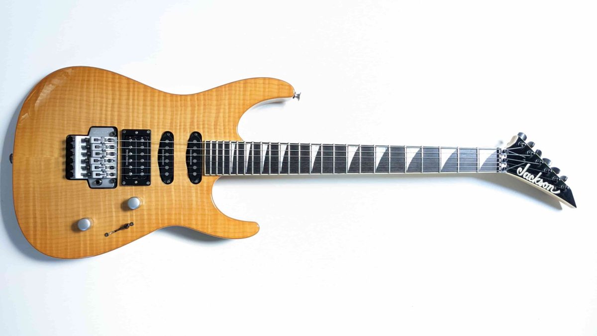 Jackson Dinky DK2 Japan HSS Transparent Amber - Harry Guitars