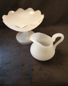 Sugar bowl and cream jug