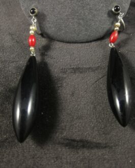 A pair of earrings