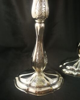 A pair of candlesticks