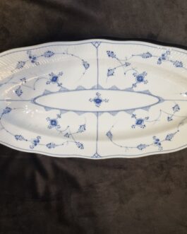 Mussel-painted fish platter #105