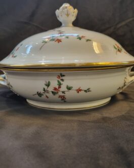 Lidded dish in Red Barberry/Red Berries