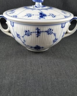 Blue Fluted Plain soup cup #2199