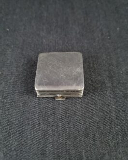 Silver pillbox