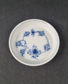 Blue Fluted Plain glass tray/mini plate #2185