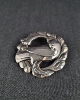 Georg Jensen silver brooch #123