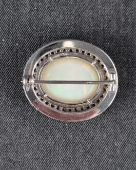 Opal brooch