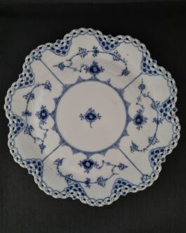 Blue Fluted Full Lace dish #1062