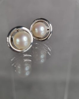 A pair of earrings