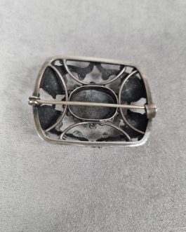 Silver brooch