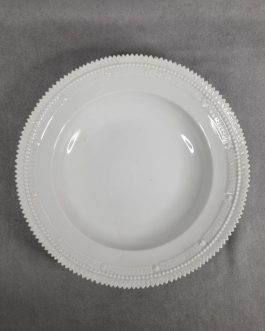 Deep dessert plate in Pearlware