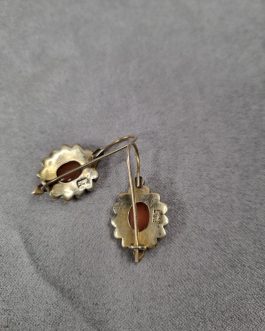 A pair of earrings