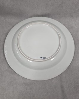 Antique musselmalet fluted dinner plate