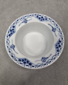 Blue Fluted Blue Fluted Half Lace pastry mold or bowl for tea #687