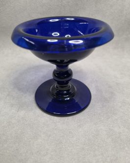 Small blue glass top
