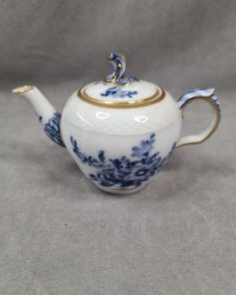 Welded Blue Flower mini teapot #1685