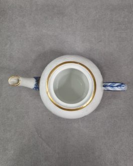 Welded Blue Flower mini teapot #1685