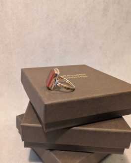 Ring med karneol