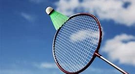 Badminton spelen