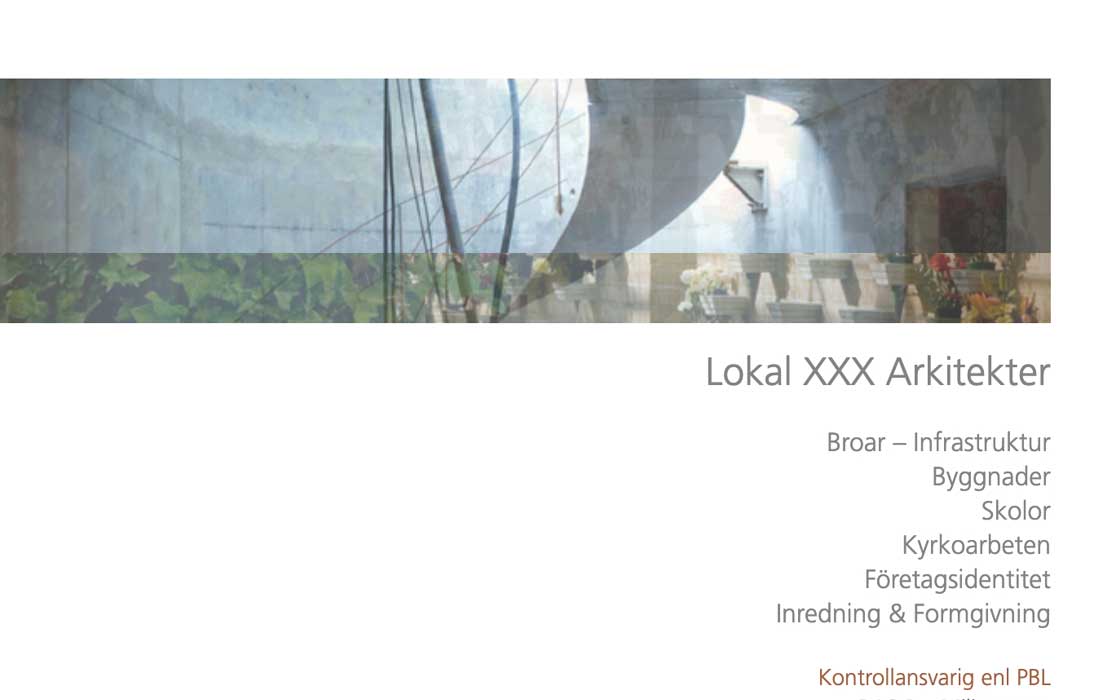 Lokal XXX Arkitekter