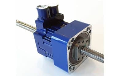 Custom made ball screw motor for gluing machine